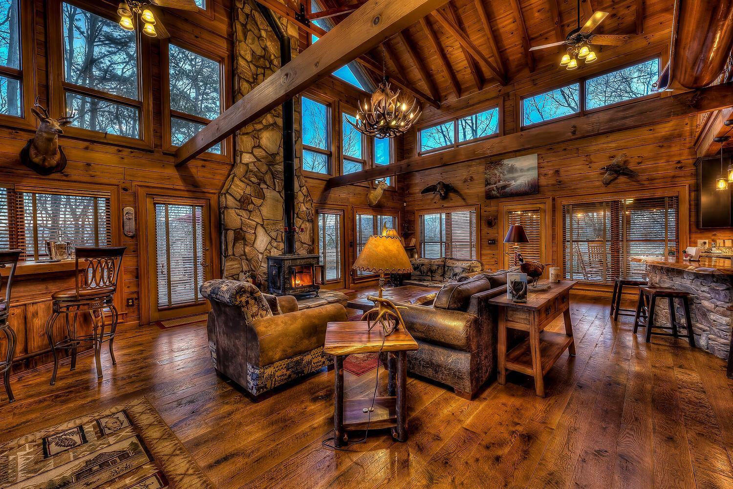 Blue Ridge Bliss- Spacious Cabin, Pets, Hot Tub! Esterno foto